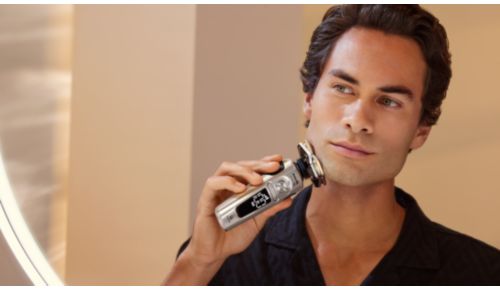 60 minuti di rasatura senza filo con una sola ricarica