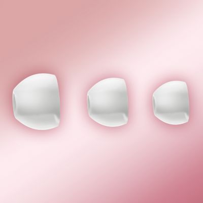 3 interchangeable rubber ear caps for an optimal fit