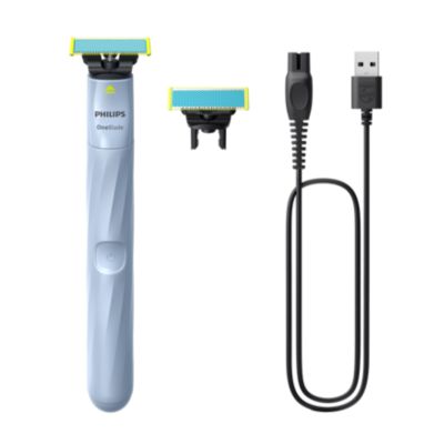 Philips OneBlade First Shave QP1324/30 - Scheerapparaat - Voor de eerste scheerbeurt - Met extra Anti-Frictie mesje