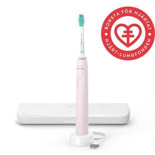 3100 series Sonisk eltandborste + resefodral - Rosa
