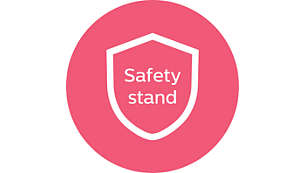 Safety stand for ease of use