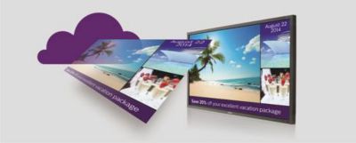 Connect and control your content via the cloud with HTML5