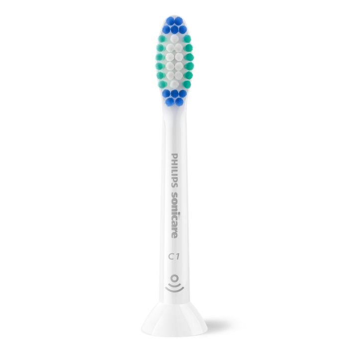 SimplyClean 4-pack brush heads, white HX6014/65 | Sonicare