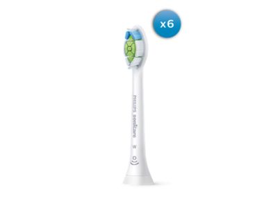 W Optimal White ホワイトプラス（旧ダイヤモンドクリーン）ブラシヘッド レギュラー HX6066/67 | Sonicare