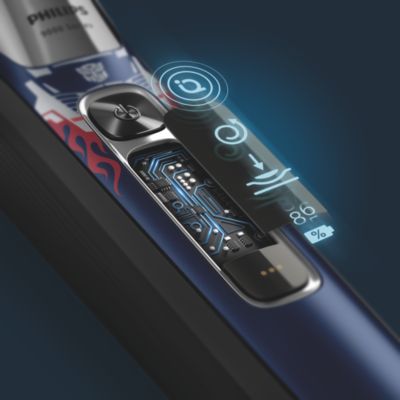 OLED 显示屏，提供动态 SkinIQ 和剃须刀通知
