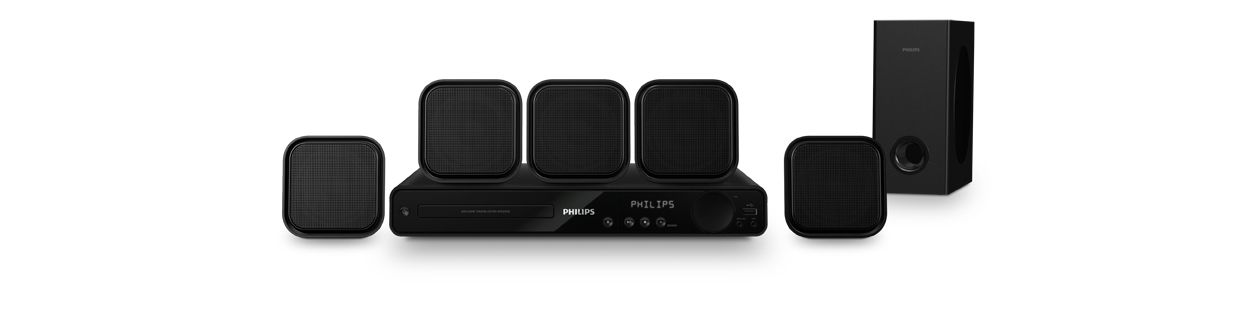 Spectacular surround sound with deep powerful bass