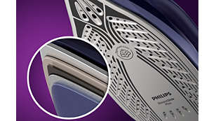 Scratch-resistant SteamGlide Plus soleplate for smooth glide