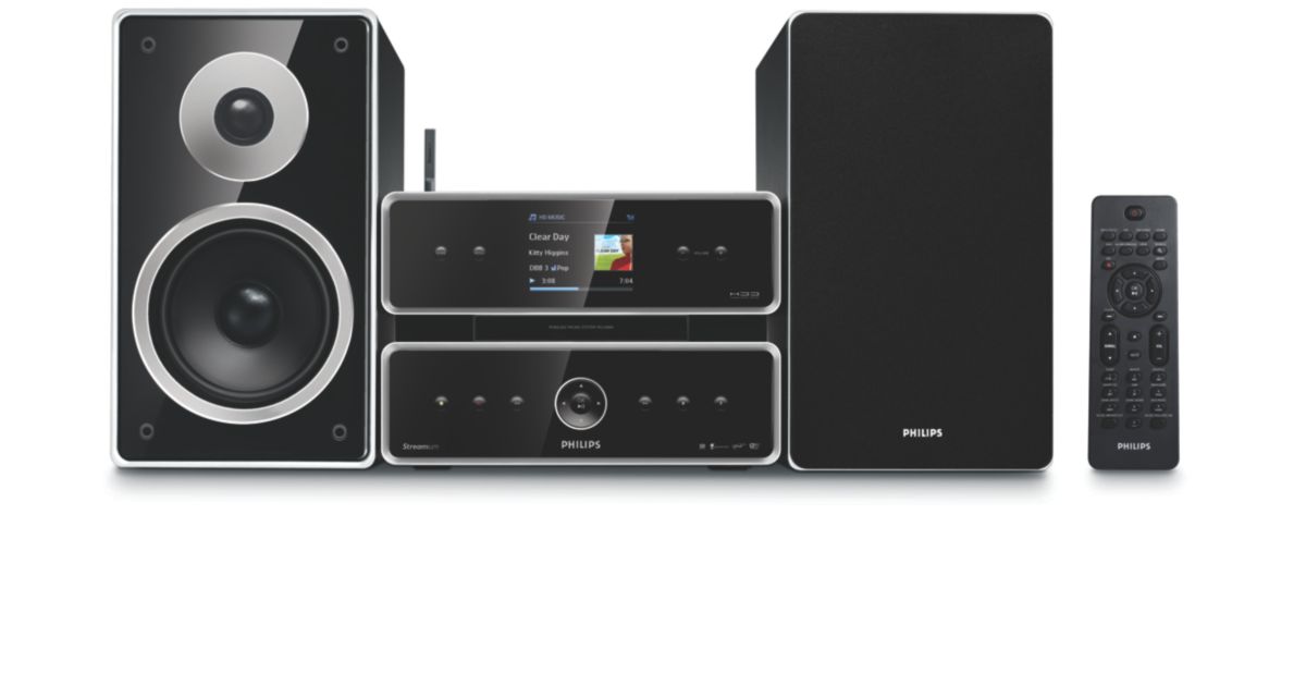 Streamium Sistema Micro Hi-Fi Wireless MCI500H/12 | Philips