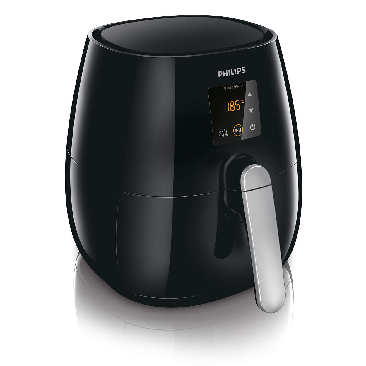 Philips AirFryer with Rapid Air Technology Black for sale online