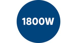 1800 瓦马达，实现高性能清洁