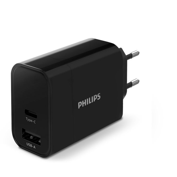 Chargeur secteur, 1 port C et 1 port A