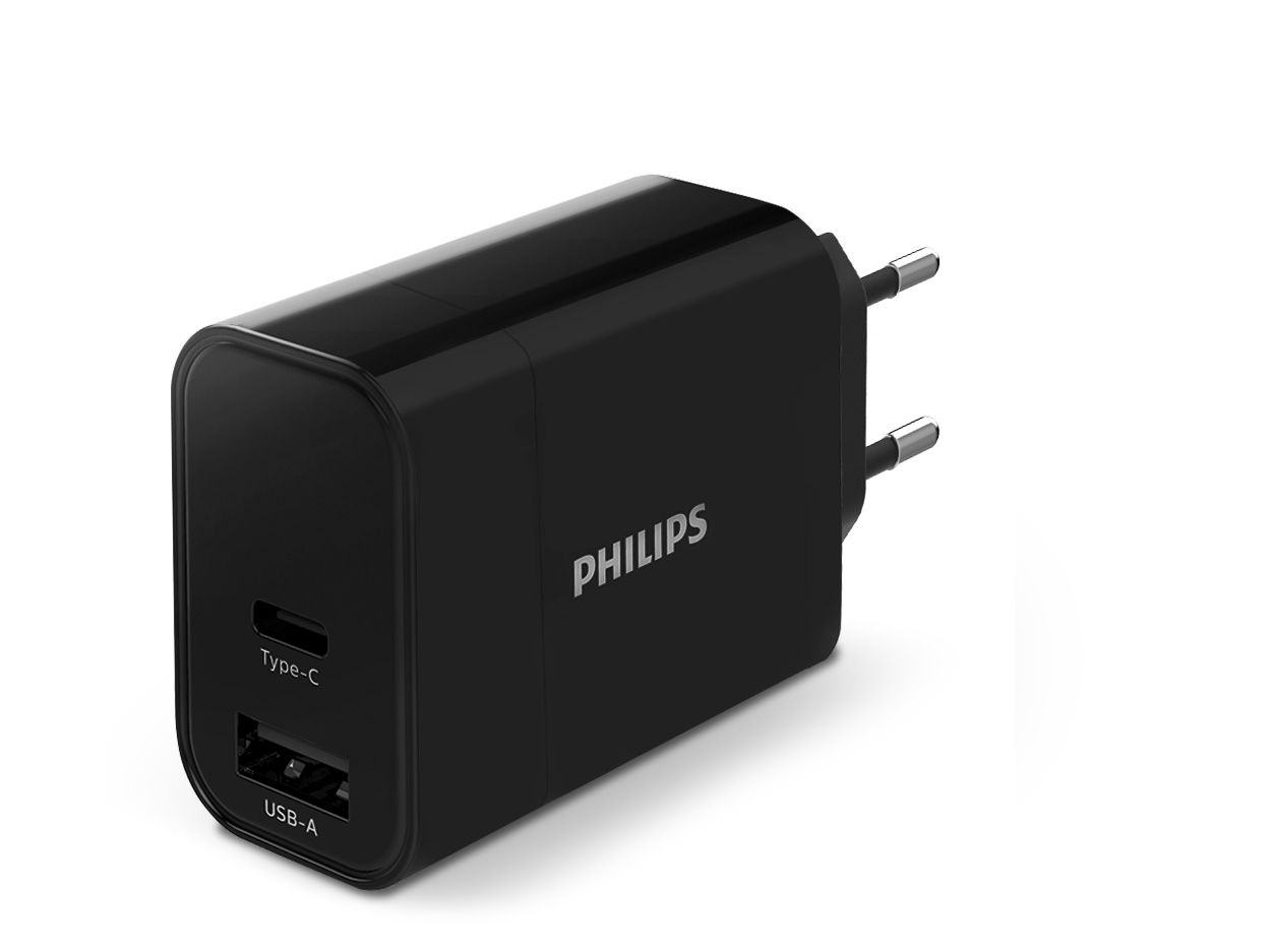 Chargeur secteur, 1 port C et 1 port A