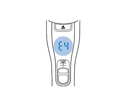 Philips SpeedPro Max vacuum E4 error code