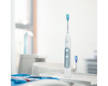 Philips Sonicare ExpertClean power toothbrush standing 