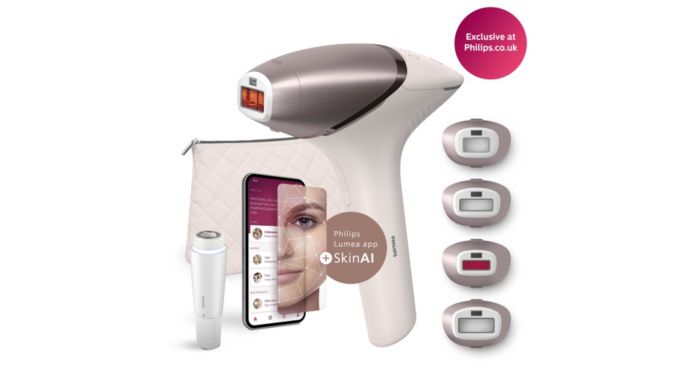 Philips Lumea IPL 9900 Series IPL hair removal device with SenseIQ