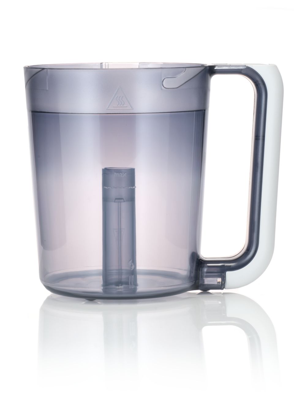 En del af den kombinerede steamer og blender