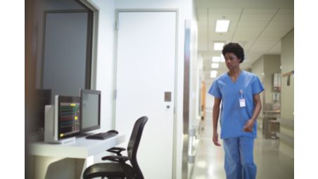 Mute alarms inside the patient room