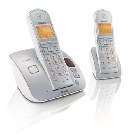 CD2352S/02  Schnurlostelefon mit Anrufbeantworter