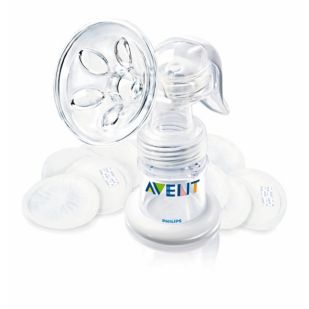 Manual breast pump