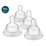 Philips Avent Natural Baby Bottle Nipple SCF652/23 2pk Slow Flow Nipple 1M+