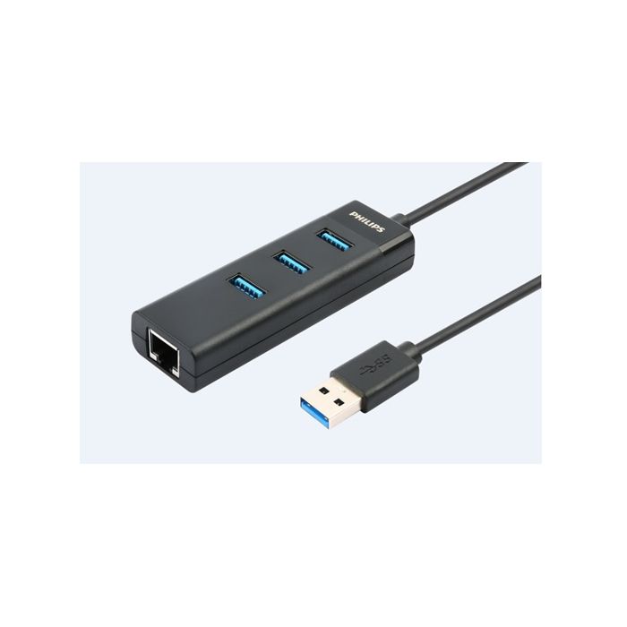 USB-C 插座集线器扩展到 4 端口迷你集线器。