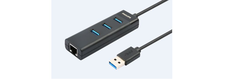USB-C 插座集线器扩展到 4 端口迷你集线器。