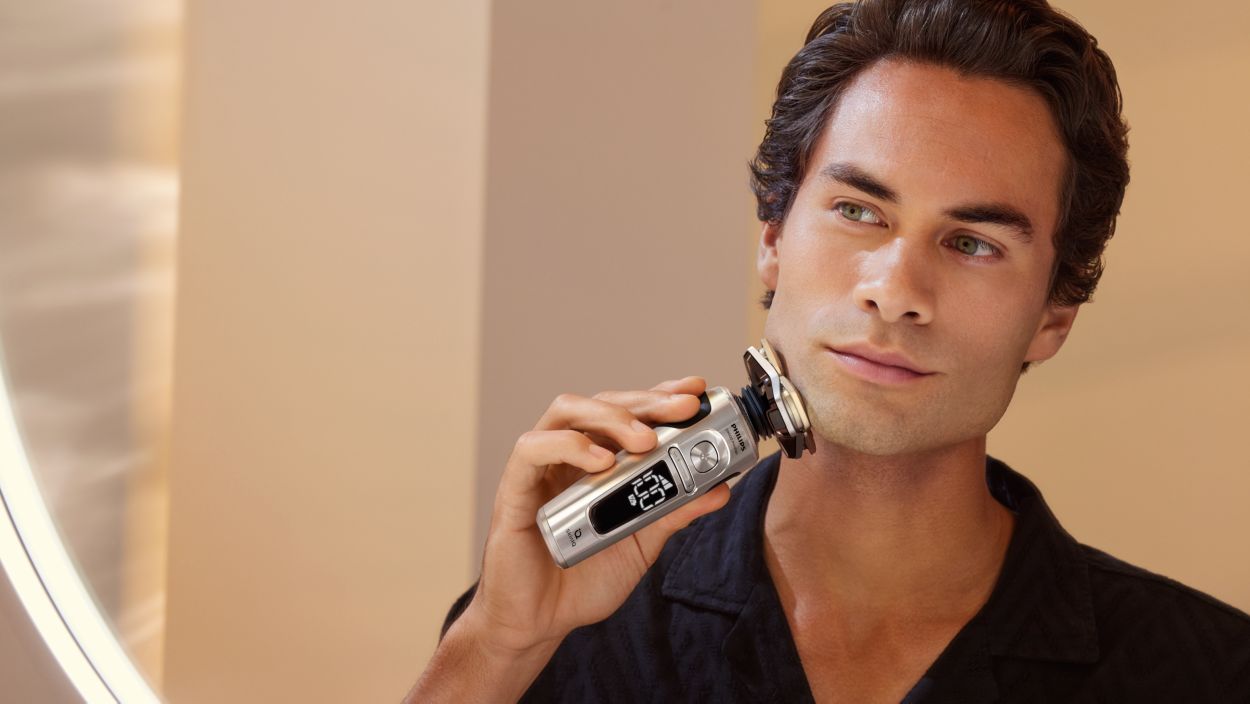 Shaver S9000 Prestige Máquina de barbear elétrica a húmido/seco