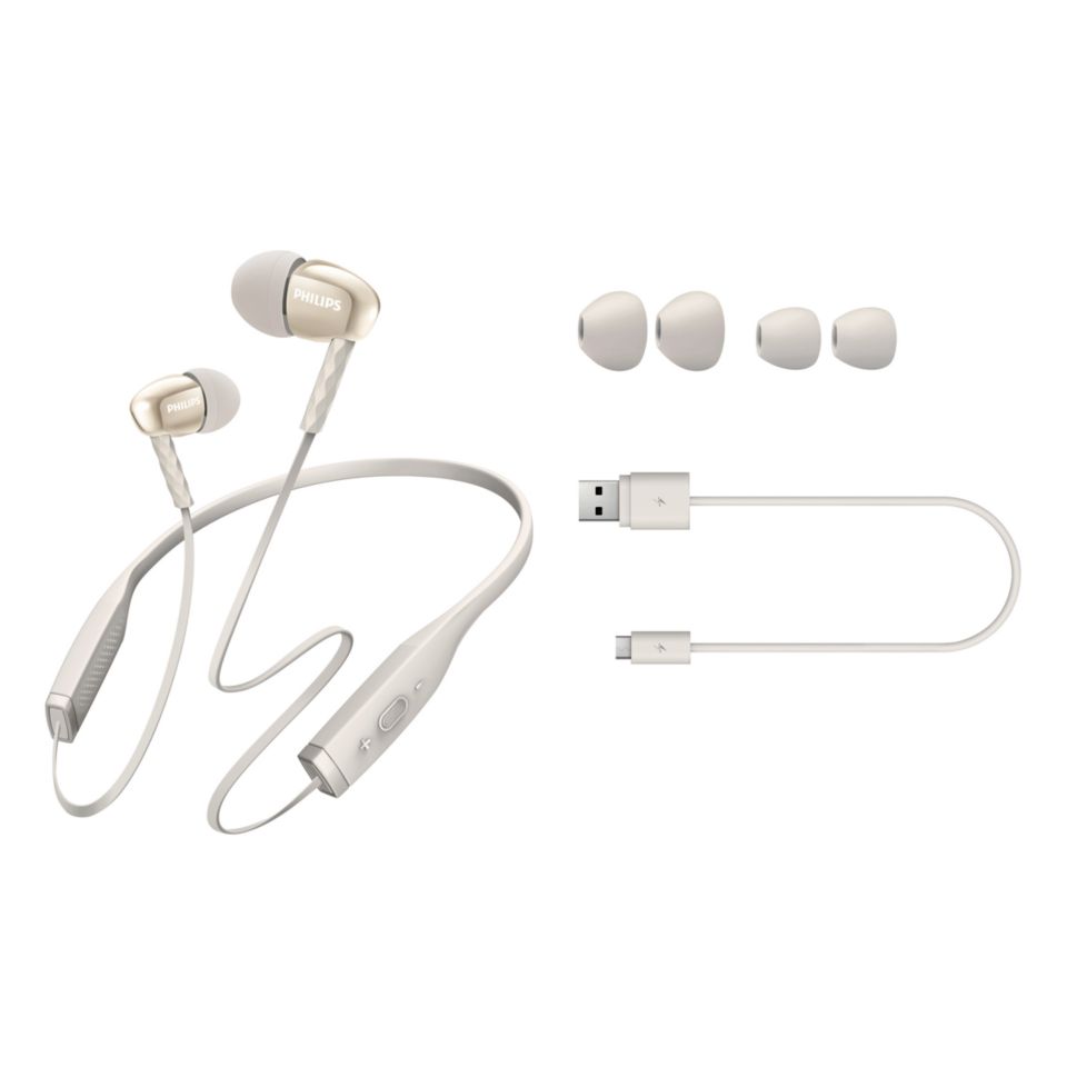 ワイヤレス　ヘッドホン　 PHILIPS SHB5950WT ホワイト Bluetooth ヘッドセット SHB5950WT/00 | Philips
