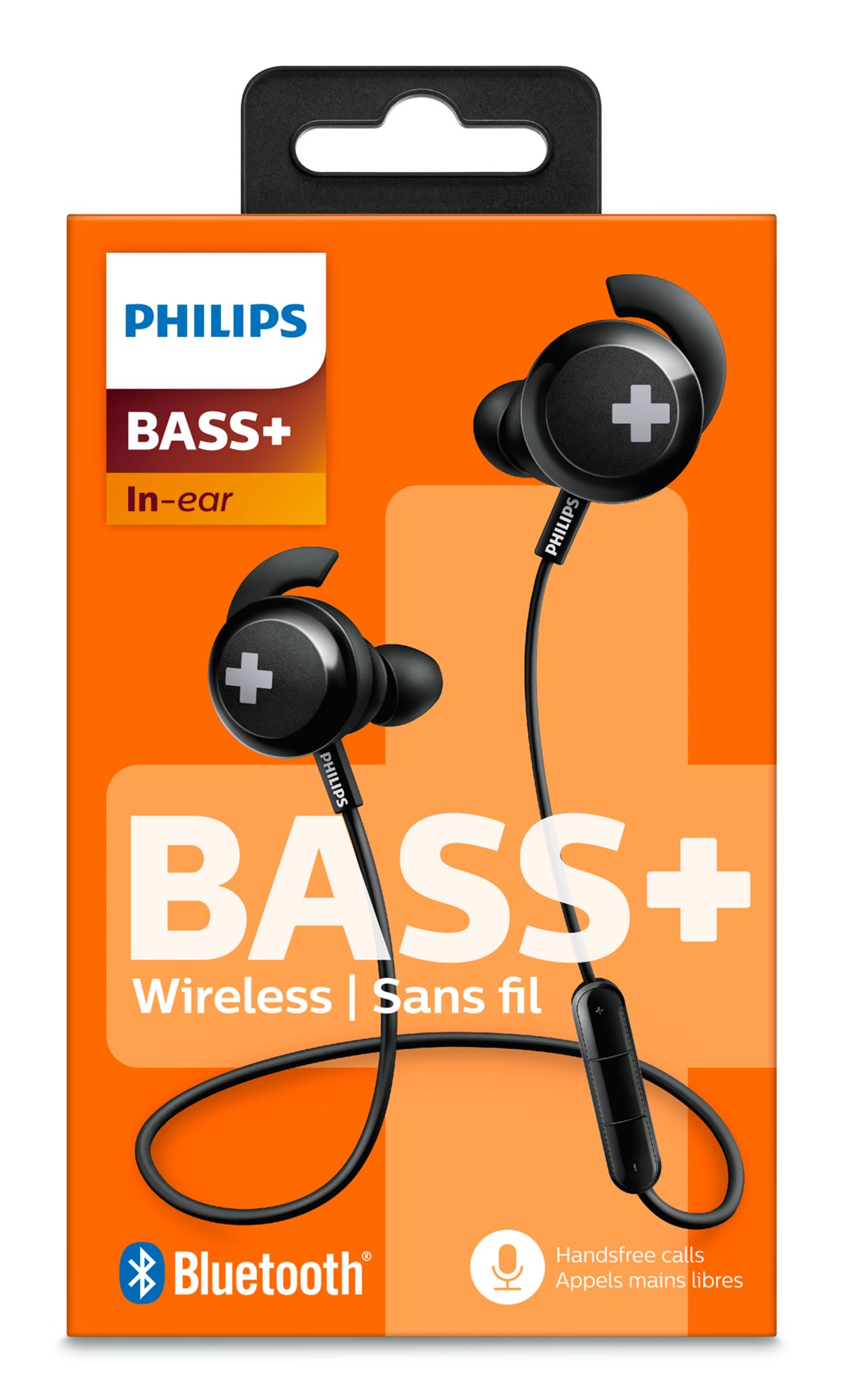 Philips bass+ on best sale ear wireless bluetooth headphones