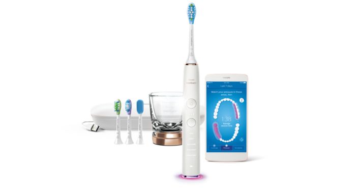 PHILIPS Sonicare DiamondClean Smart +ブラシ Philips Sonicare DiamondClean 9000 Toothbrush - QVC.com