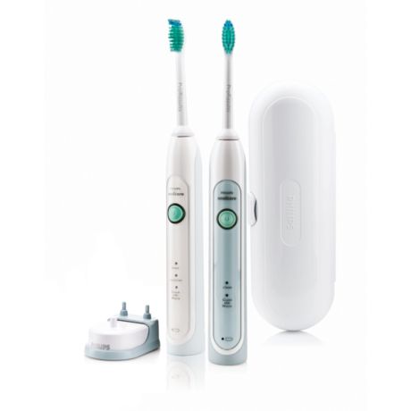 HX6730/33 Philips Sonicare HealthyWhite Two rechargeable sonic toothbrushes