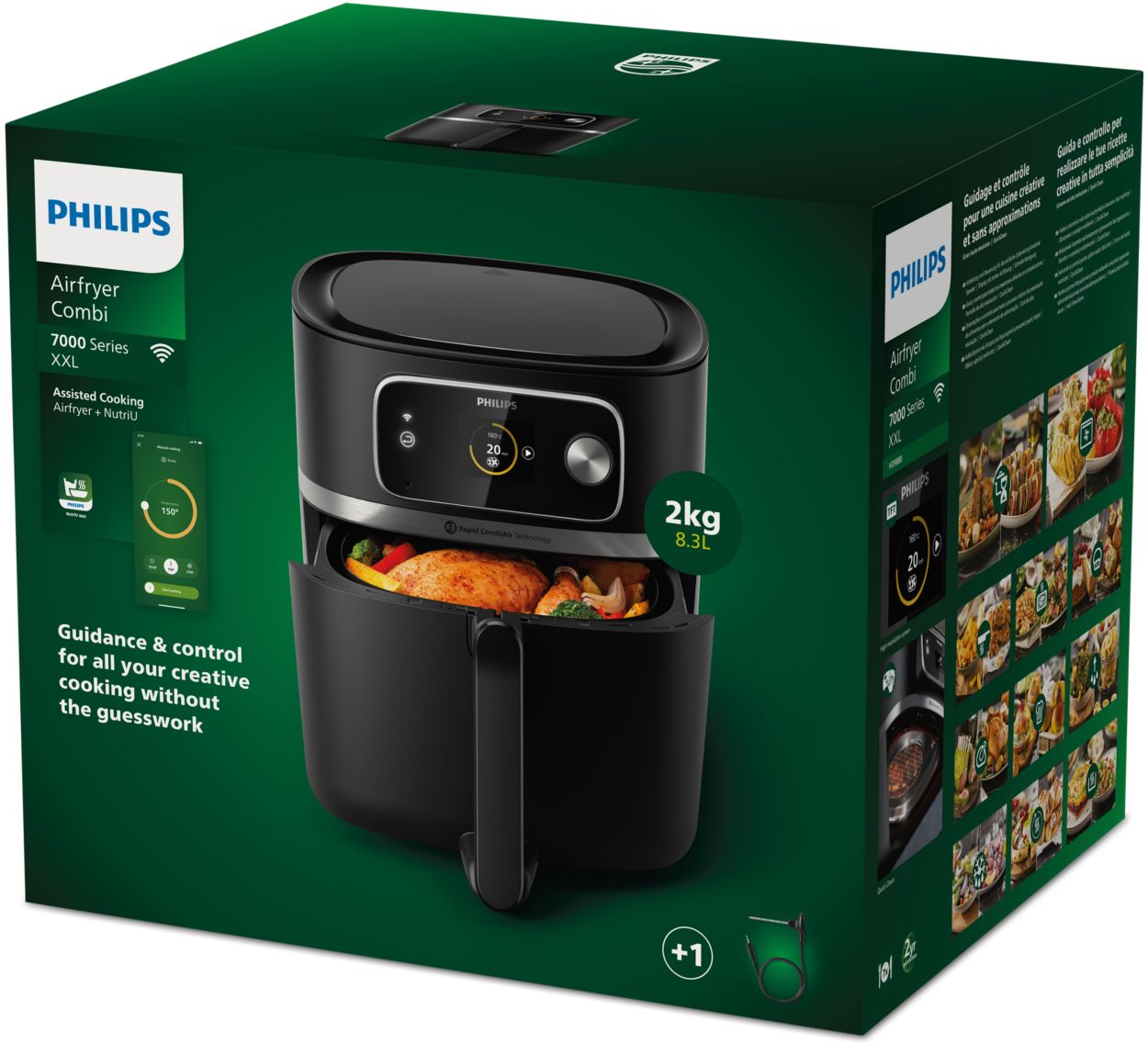 Connected | CombiAir XXL HD9880/90 7000 Rapid Philips Series Airfryer