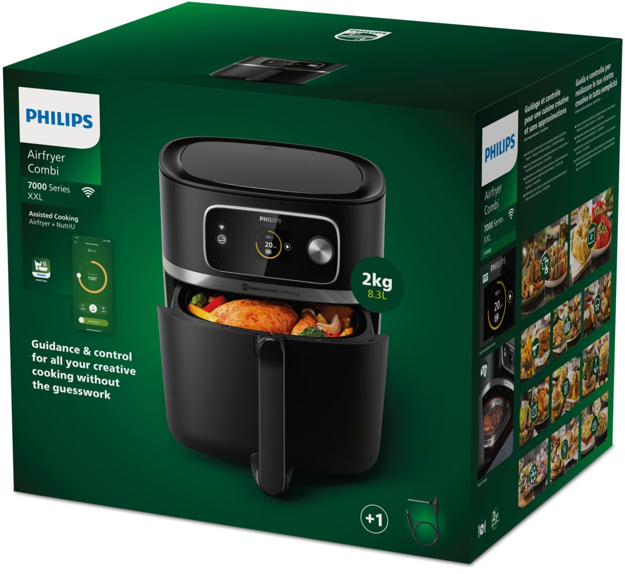 Philips HD9880/90 Airfryer 7000 Serisi XXL Connected, Gıda