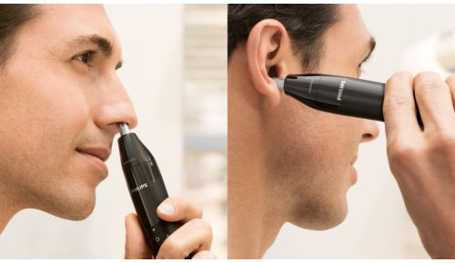 Przycinanie włosów w nosie i uszach