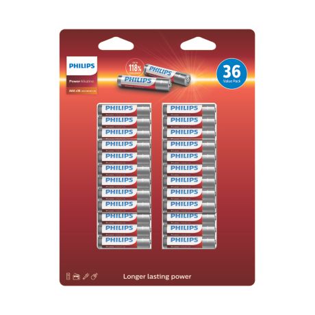LR03P36B/10 Power Alkaline Pilha