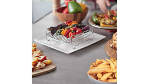 Double your cooking surface with the double layer accesory