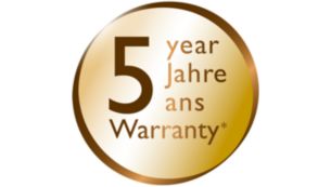 * Garantie de 2 ans, plus 3 ans à l'enregistrement en ligne