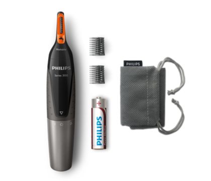 Nose trimmer series 3000 鼻毛・耳毛・眉毛トリマー NT3160/10 | Philips