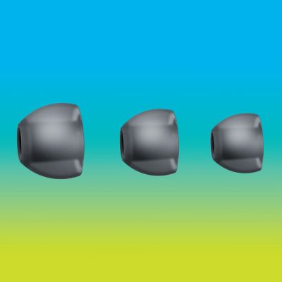 Sus 3 audífonos de goma intercambiables ofrecen un ajuste óptimo