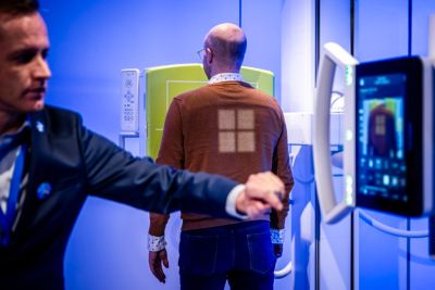 Demonstratie van Philips-röntgenbeeldtechnologie