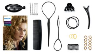 Stylingguide og 11 nyttige hårtilbehørsdele til over 15 frisurer