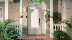 Sleek design decorates your front door