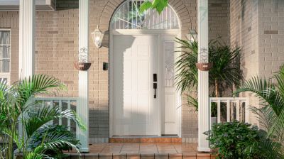 Sleek design decorates your front door