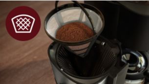 Permanent filter for optimal extraction time and no waste