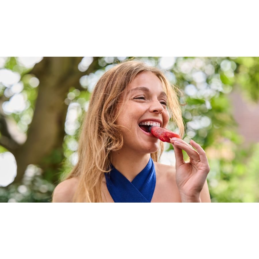 The brush head for sensitive teeth