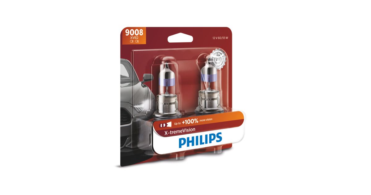 X-tremeVision upgrade headlight bulb 9008XVB2 | Philips
