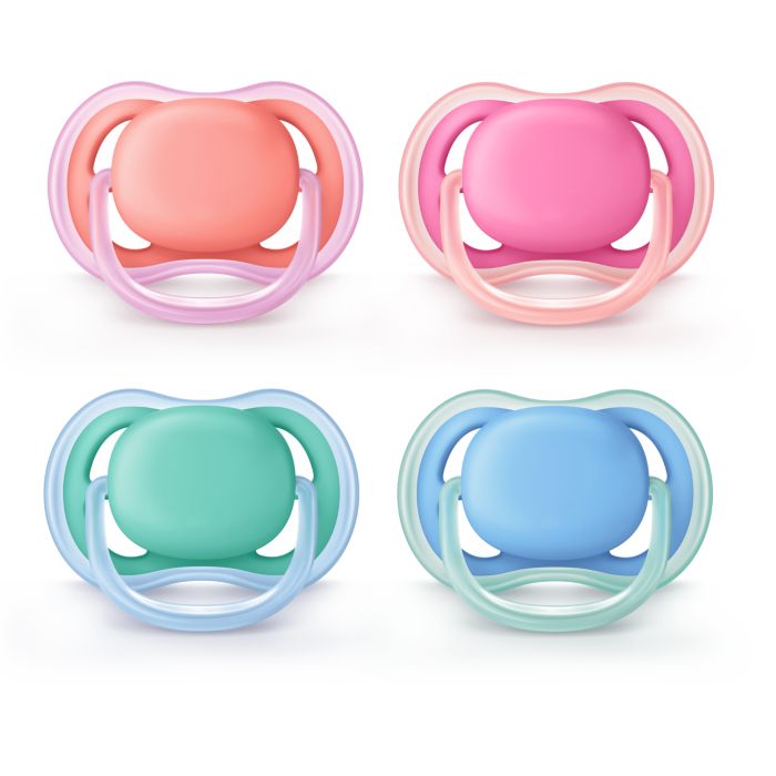 A light, breathable pacifier