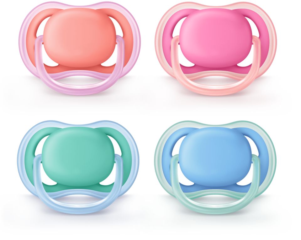 A light, breathable pacifier