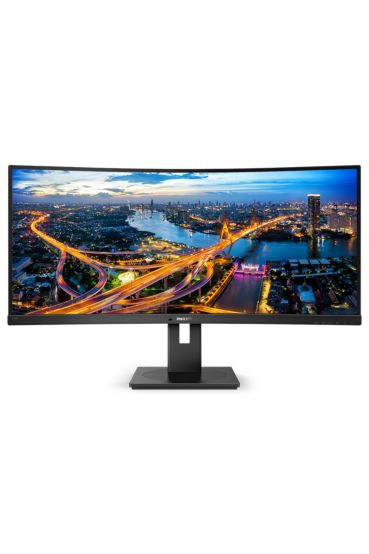 Zakrivený LCD UltraWide monitor s konekt. USB typu C