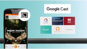 Eenvoudig muziek verzenden van telefoon naar luidspreker met Google Cast